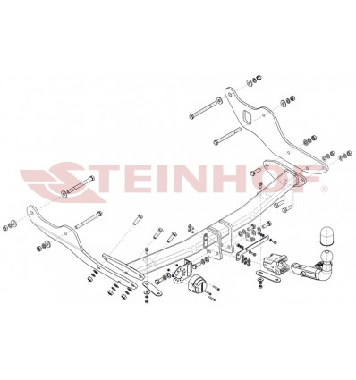 Фаркоп на Hyundai Staria H-293