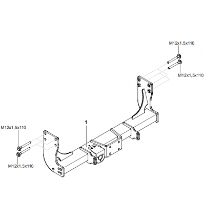 Фаркоп на Volkswagen Crafter 321949600001