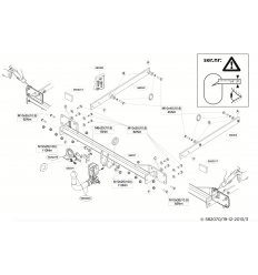 Фаркоп на Mercedes C 582000