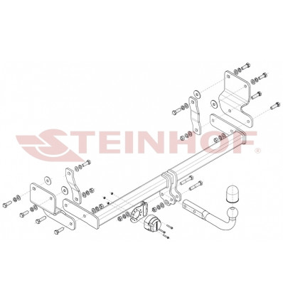 Фаркоп на Mitsubishi Pajero Pinin M-359