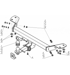 Фаркоп на Haval Dargo 93113-E