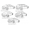 Штатная электрика к фаркопу на BMW 1/2/3/4/5/X3/X4/X5/X6 303481300113