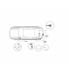 Штатная электрика к фаркопу на Chevrolet Aveo/Cruze/Malibu/Orlando 21500567