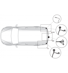 Штатная электрика к фаркопу на Chrysler Voyager/Grand Voyager 16500571