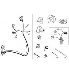 Штатная электрика к фаркопу на Ford C-MAX/Kuga/S-MAX/Tourneo Connect/Transit Connect 21060530