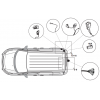 Штатная электрика к фаркопу на Ford C-MAX/Kuga/S-MAX/Tourneo Connect/Transit Connect 21060530