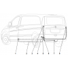 Штатная электрика к фаркопу на Mercedes-Benz V-Class/Vito/Viano 313176300113