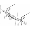 Оцинкованный фаркоп на Mitsubishi Xpander 91314-A