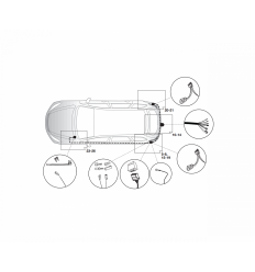 Штатная электрика к фаркопу на Hyundai i40 16080529