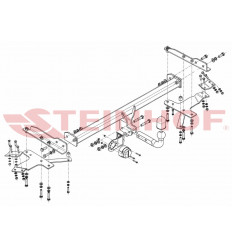 Фаркоп на Toyota Corolla Verso T-124