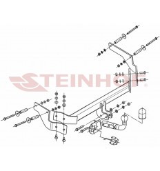 Фаркоп на Fiat Fiorino F-072