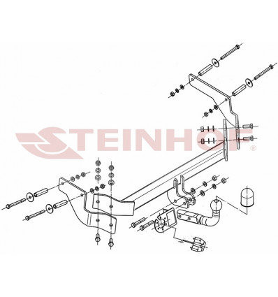 Фаркоп на Fiat Fiorino F-072