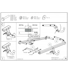 Оцинкованный фаркоп на Volkswagen ID.4 S142A