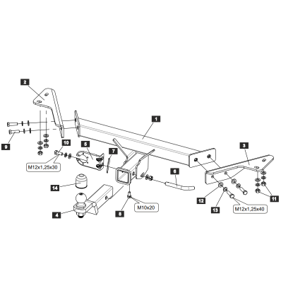 Фаркоп на Haval Dargo 4835.32