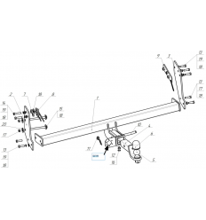 Фаркоп на Great Wall Poer 3312-E