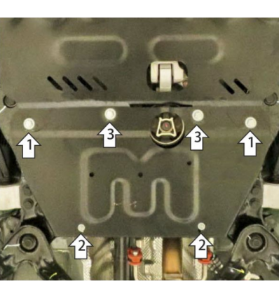 Защита электроусилителя руля GAC GS8 57803