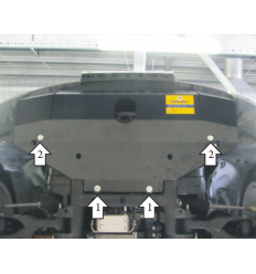 Защита радиатора и рулевых тяг Land Rover Range Rover Sport 13214