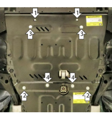 Защита картера и КПП GAC GS8 77802