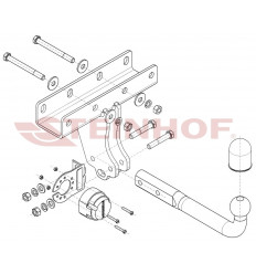 Фаркоп на Jeep Wrangler J-081