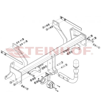 Фаркоп на Fiat Doblo F-078