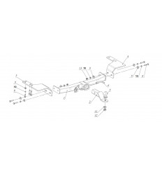 Фаркоп на Haval M6 FA 0240-E