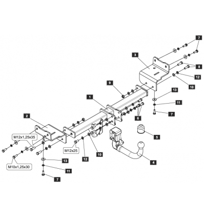 Фаркоп на Hyundai Tucson 4838.32