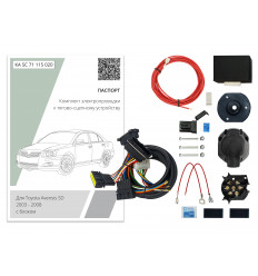 Штатная электрика к фаркопу на Toyota Avensis KA SC 71 115 020