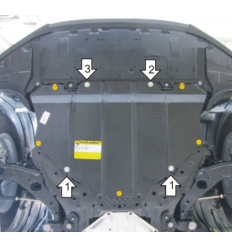 Защита картера и КПП Mazda 6 71103