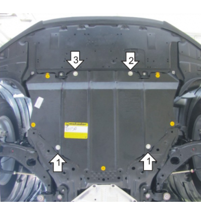 Защита картера и КПП Mazda 6 71103