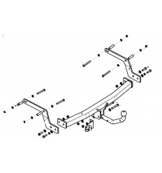 Фаркоп на Renault Logan 1432A