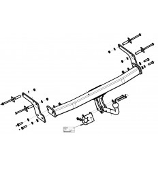 Фаркоп на Nissan Terrano 4374A