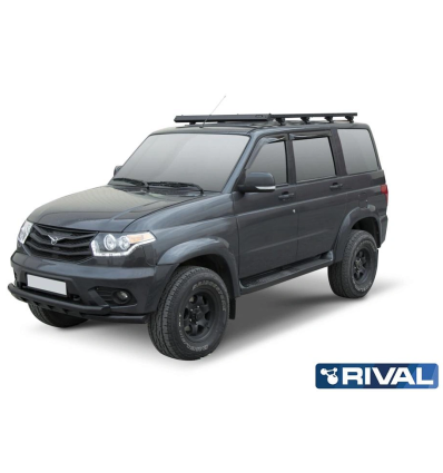 Алюминиевый багажник Rival на UAZ Patriot T.6301.1