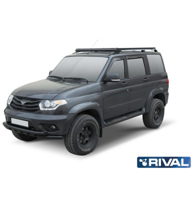 Алюминиевый багажник Rival на UAZ Patriot T.6302.1