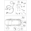 Штатная электрика к фаркопу на Ford B-MAX 12060533