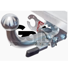 Оцинкованный фаркоп на Toyota Corolla T020C