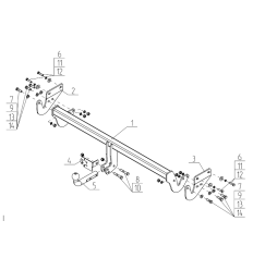 Фаркоп на Kia Ceed KI40