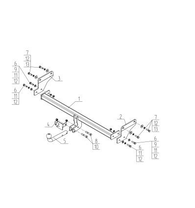 Фаркоп на Mazda CX-50 MZ04