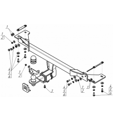 Фаркоп на Belgee X70 94205-E
