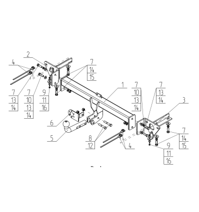 Фаркоп на Chery Tiggo 8 Pro Max CE06