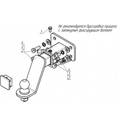Фаркоп на TANK 400 93118-E