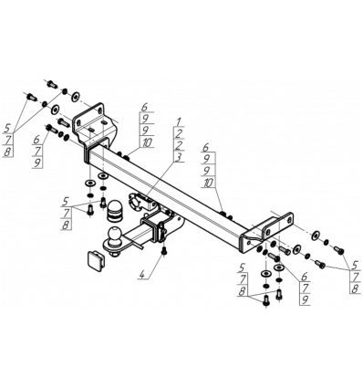 Фаркоп на Omoda C7 99027-E