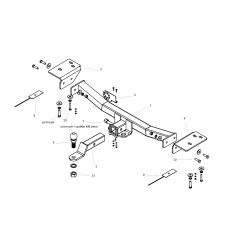 Фаркоп с системой антистук на Ford Explorer FA 0125-E(A-K)