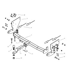 Фаркоп на Oting Palasso FA 0135-E