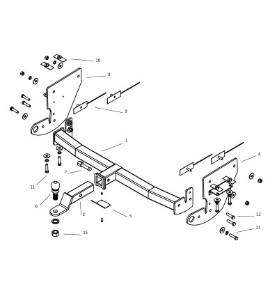 Фаркоп на Oting Palasso FA 0135-E(N)
