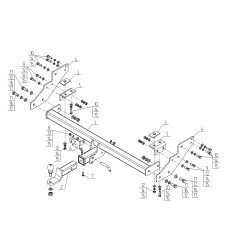 Фаркоп на Mitsubishi L200 MI31B