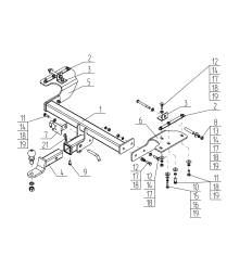 Фаркоп на Jaecoo J8 CE11B