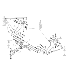 Фаркоп на Газель Next GAZ-14B