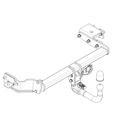 Фаркоп на Hyundai Santa Fe H-297