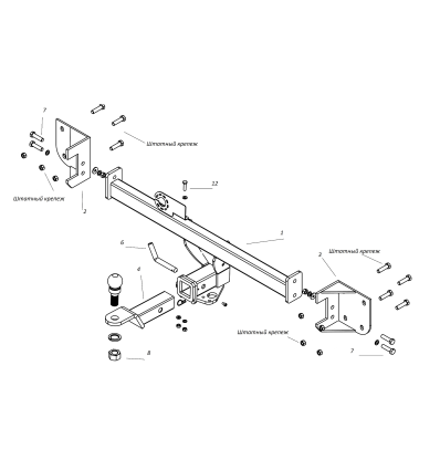 Фаркоп на Lynk Co FA 0999-E