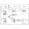 Оцинкованный фаркоп на Toyota Corolla T075A